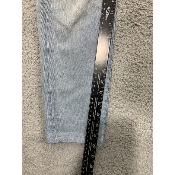 LEVI's W27 / 27 Hidden Button Fly Light Wash Denim Blue Jeans 5-Pocket Design - Picture 10 of 12